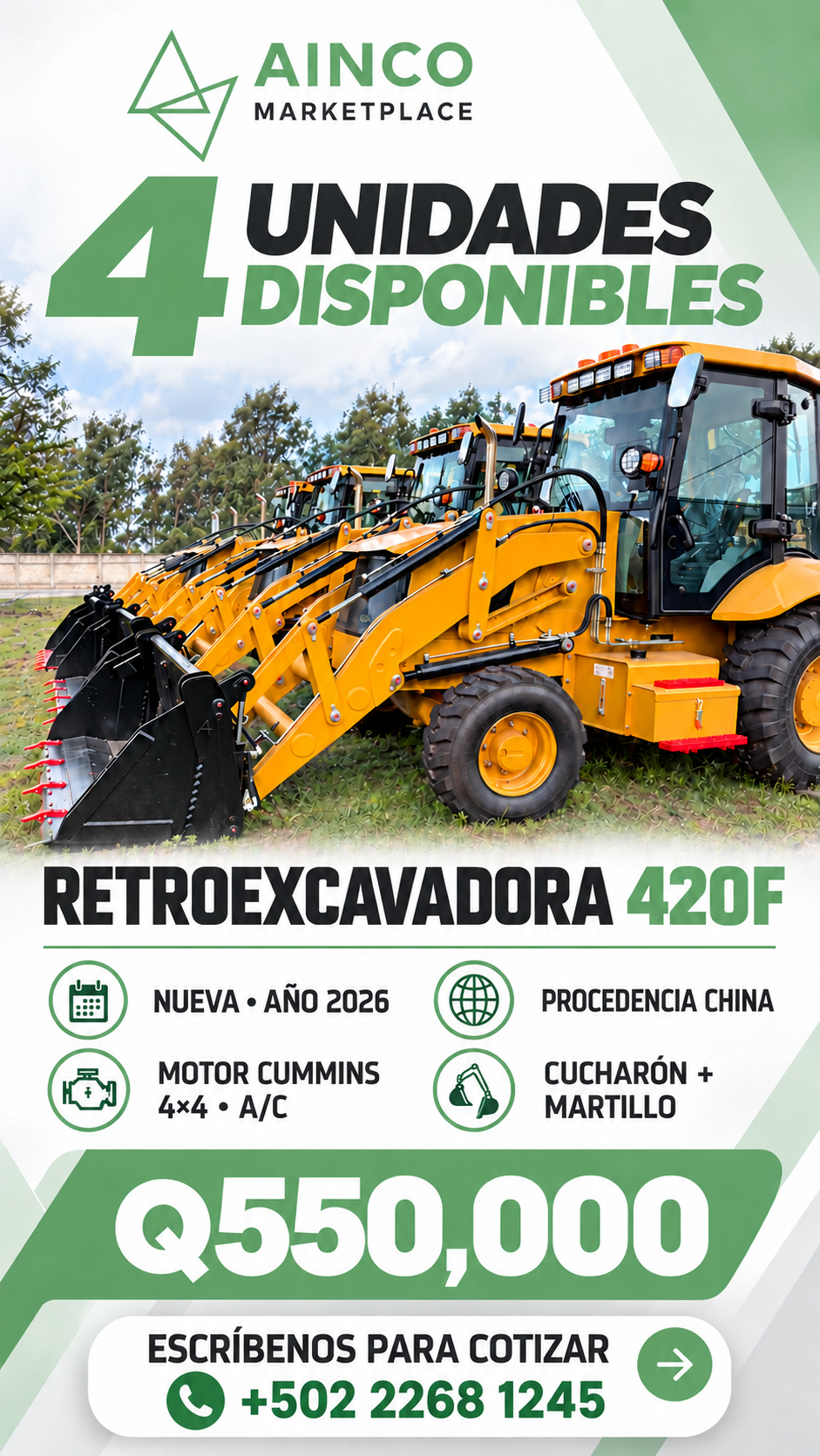 Retroexcavadora CAT 420F - Imagen 3